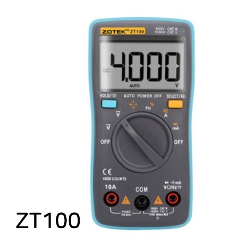 (5B)쉴드그린-ZT100-어싱[전위]측정기(어싱측정용 어싱클립[3m] 포함)- 통전,저항,접지확인 겸용［전자파,어싱 전문기업］
