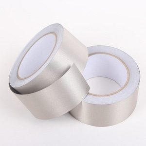 EMI,EMF shielding Tape-Metal plated fiber tape 1roll(50mm x 20M+One side adhesive side)